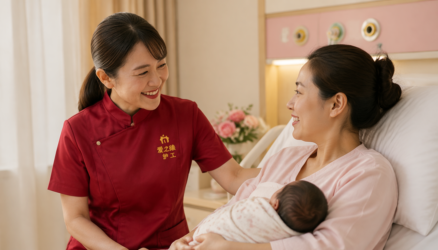 上海国际和平妇幼保健院出院住家护工——产后居家月嫂级一对一护理 上海国际和平妇幼保健院出院住家护工——产后居家月嫂级一对一护理