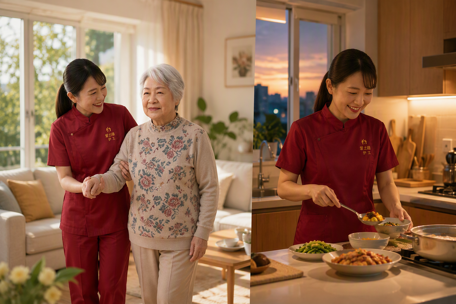 住家护工怎么帮老人洗澡？隐私与防滑要点｜爱之缘护工